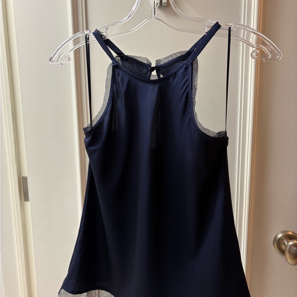 Trina Turk Navy Blue Tank Top cami xs